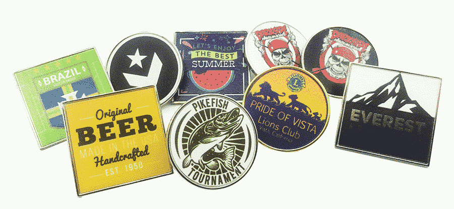 custom acrylic lapel pins