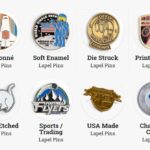 custom acrylic lapel pins